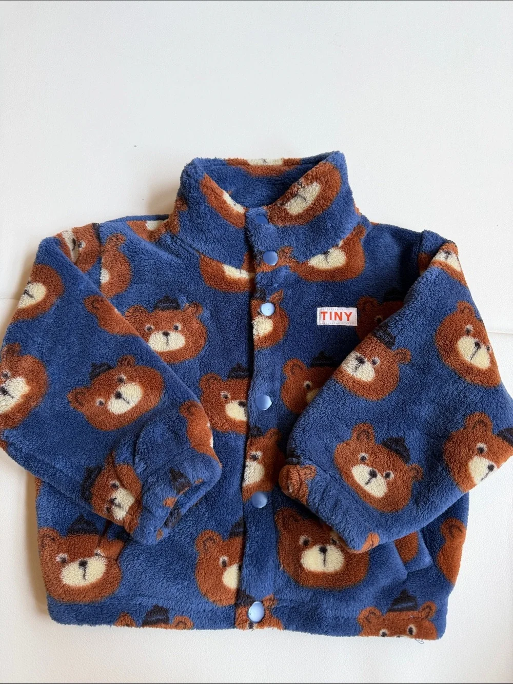 Tiny Cottons Teddy Bear Fleece Jacket-Toddler